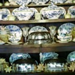 Chinaware Collection On The Shelf