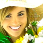 Girl With Flowers