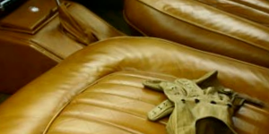 Leather Gloves And Seat