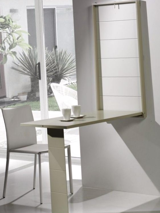 Como Construir Una Mesa De Escritorio Plegable Montada En La Pared