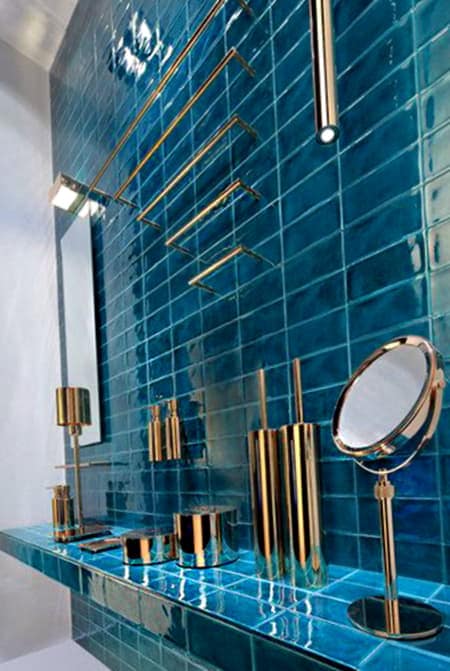 Como Decorar Un Bano Con Azul Y Marron 1