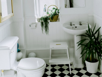 Como Decorar Un Bano En Blanco Y Negro