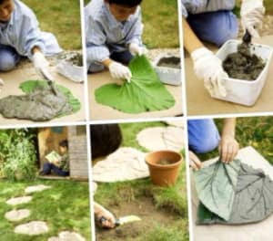 Como Hacer Un Camino De Piedra Con Un Molde