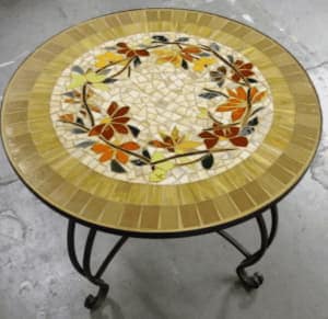 Como Hacer Una Mesa De Mosaico Al Aire Libre