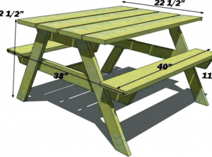 Como Pintar Una Mesa De Picnic De Madera