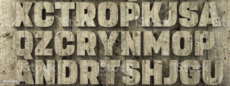 Letras De Hormigon