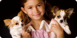 Perros Con Nina