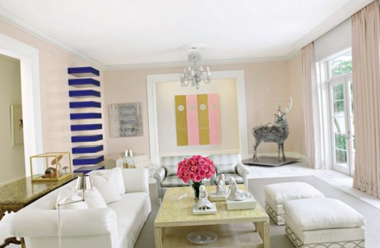 Sala De Estar Elegante Haga Que Una Sala De Estar Grande Se Sienta Acogedora